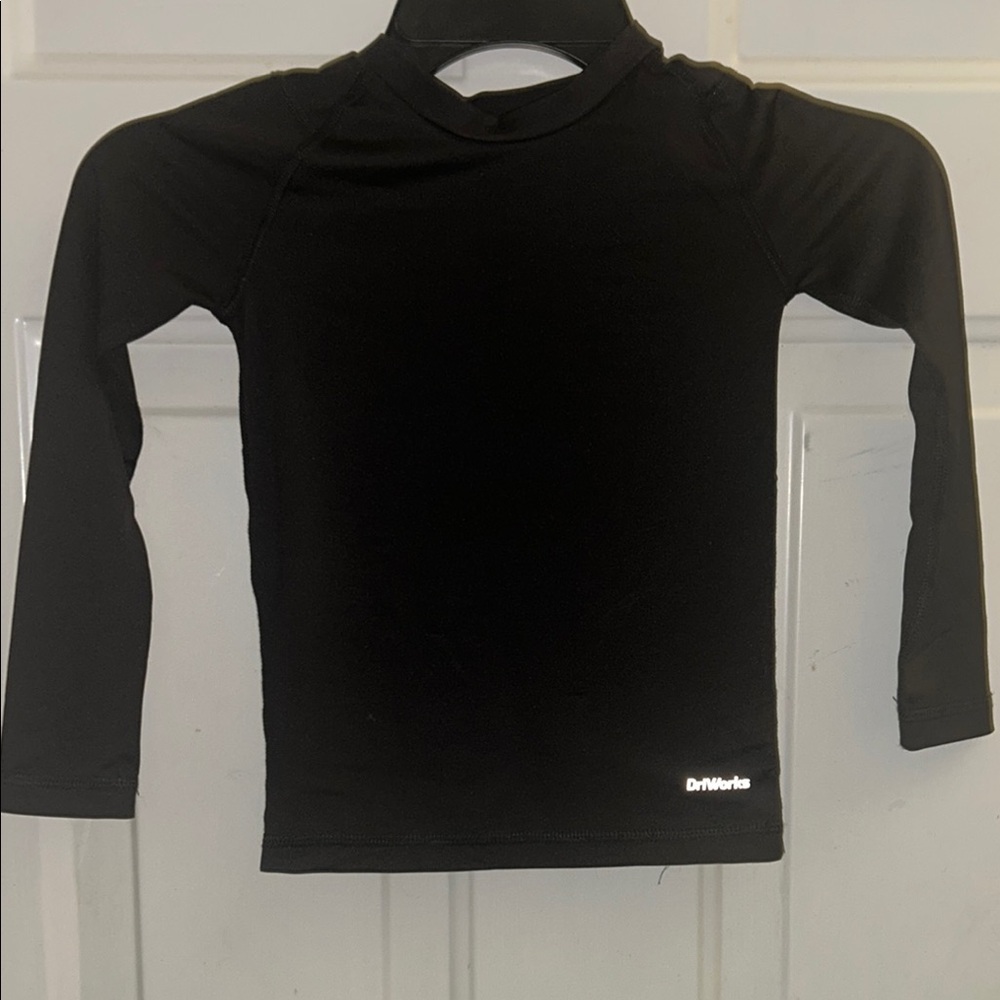Kids Black Swim Shirt